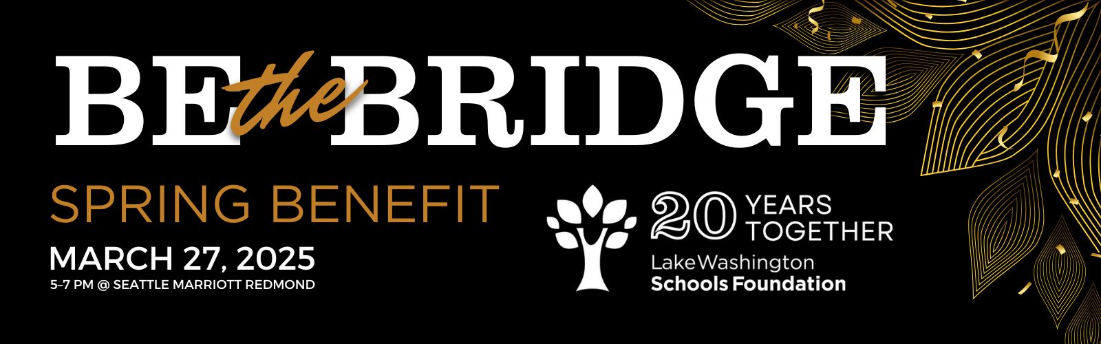 Be the Bridge Spring Benefit